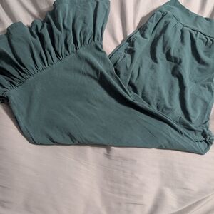 Matilda Jane Teal Ankle Cropped Pants